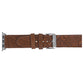 Mittangle Embossed Leather Watch Band