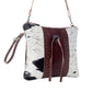 Rosalinda Cross Stitched Leather & Hairon Bag