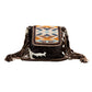 Sun Serape Fringed Leather Hairon Bag