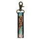 Canyon Feather Hand-Tooled  Key Fob
