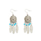Wish Of Feathers Silver Earrings