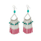 Loom Of Life Silver Earrings