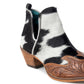 Frisco Blossom Hair-on Hide & Hand-tooled Boots