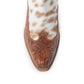 Frisco Hacienda Hair-on Hide & Hand-tooled Boots