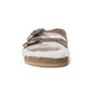Trail Winder Hand-tooled Fur Comfort Leather Sandals