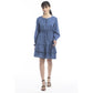 Jasmine Embroidered  Accent Dress