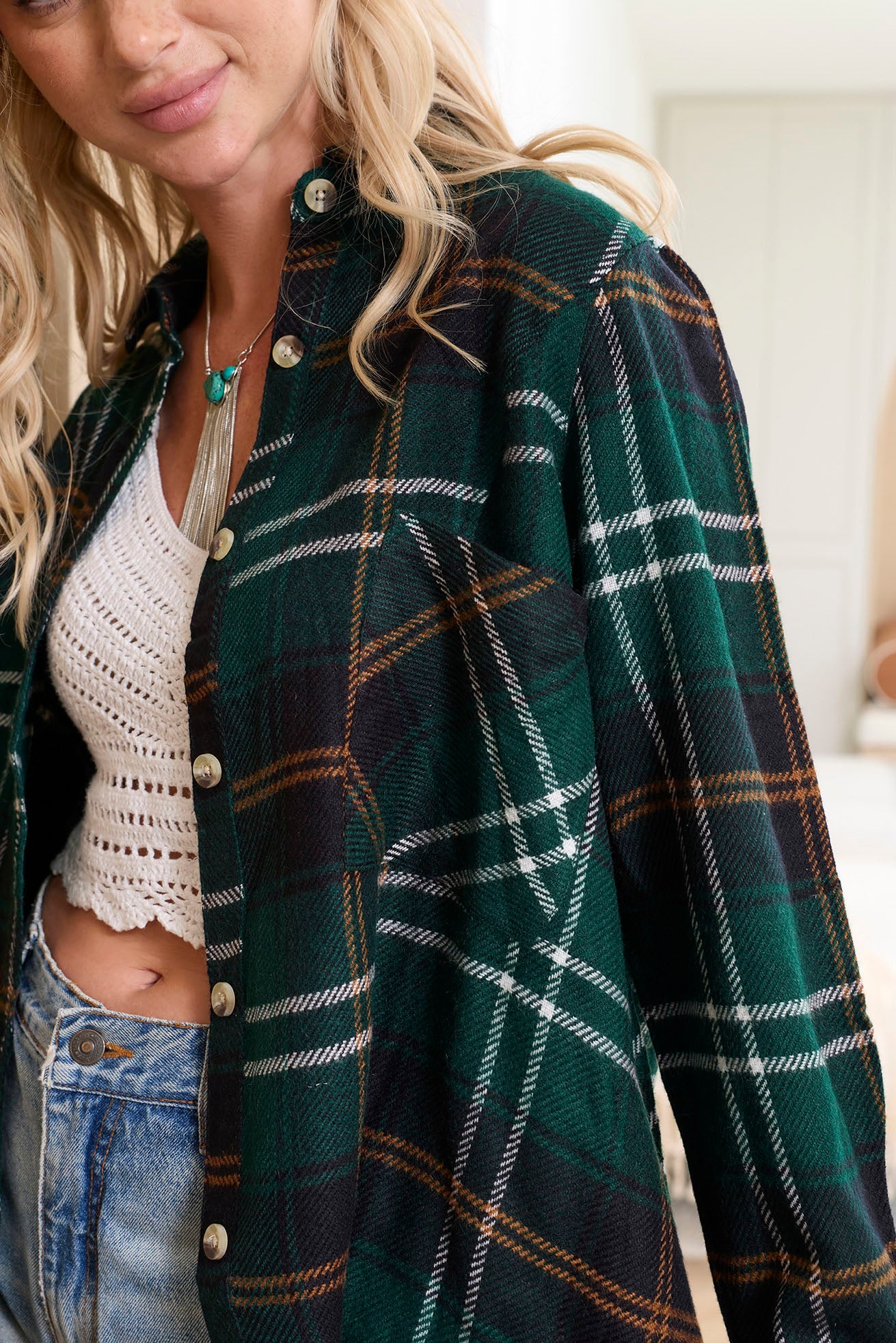 Carrington Plaid Pattern Shirt