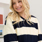 Logan Striped Knit Sweater