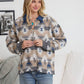 Raign Button Front Shacket Sweater