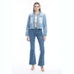 Francesca Frayed Hem Denim Jacket