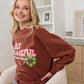 Stay Peaceful Oversized Sweatshirt
