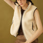 Jazlyn Zippered Fleece Jacket Vest