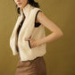 Jazlyn Zippered Fleece Jacket Vest
