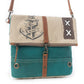 Burlander Patch Teal Small & Crossbody Bag