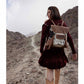 Stratford Trail Accent Leather Leather Hairon Bag
