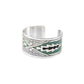 Day Rise Etched Metal Cuff Bracelet