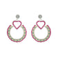 Full Circle Love Beaded Earrings