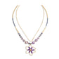 Amethyst Blooming Pendant Necklace