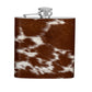 Mountain Trail Flask in Caramel Hair-on Hide