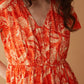 Glorious Tangerine Button Dress