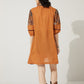 Bohera Glennavieve Pleated Accent Dress