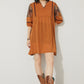 Bohera Glennavieve Pleated Accent Dress