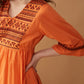 Sun Field Embroidered Dress
