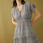 Tangina Tiered Sleeve Drop  Dress