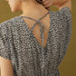 Tangina Tiered Sleeve Drop  Dress