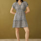 Tangina Tiered Sleeve Drop  Dress