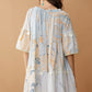 Sansa Marble Off-Shoulder Dress