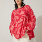 Flora Daye Round Neck Flare Sleeve Top
