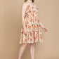 Bohera Silvianna V-Neck Tieried Skirt Dress