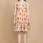Bohera Silvianna V-Neck Tieried Skirt Dress