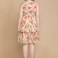 Bohera Silvianna V-Neck Tieried Skirt Dress