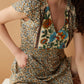 Mika Lou Embroidered Drop Waist Tiered Dress