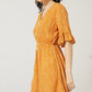 Golden Poppy Drop Waist Dress