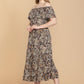 Bohera Miss Lorraine Off-the-Shoulder Drop Waist Dress
