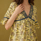 Cassandra V-Neck Babydoll Embroidered Top