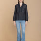 Minda Black Free Flow Top