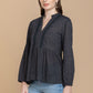 Minda Black Free Flow Top