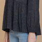 Minda Black Free Flow Top