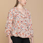 Bohera  Priscilla Wrap-Style Floral Top