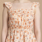 Bohera Sashiko Floral Peplum Top