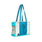 Sky Falcon Canvas & Hairon Bag in Light