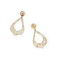 Mystique Hair-On Hide Earrings