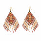 Coyote Fall Beaded Earrings