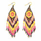 Heart Bloom Beaded Earrings