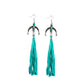Moon Empress Fringe Earrings