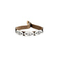 Concho Charm Leather Bracelet